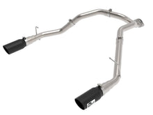 Load image into Gallery viewer, aFe Large Bore-HD 3 IN 409 Stainless Steel DPF-Back Exhaust System w/Black Tip RAM 1500 20-21 V6-3.0 - DTX Performance