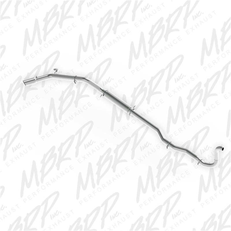 MBRP 88-93 Dodge 2500/3500 Cummins 4WD ONLY Turbo Back Single Side Exit T409 Exhaust System - DTX Performance