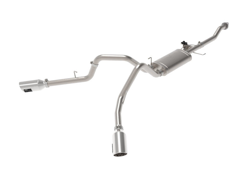 aFe Gemini XV 3in 304 SS Cat-Back Exhaust 15-20 Ford F-150 V6 2.7L/3.5 w/ Polished Tips - DTX Performance