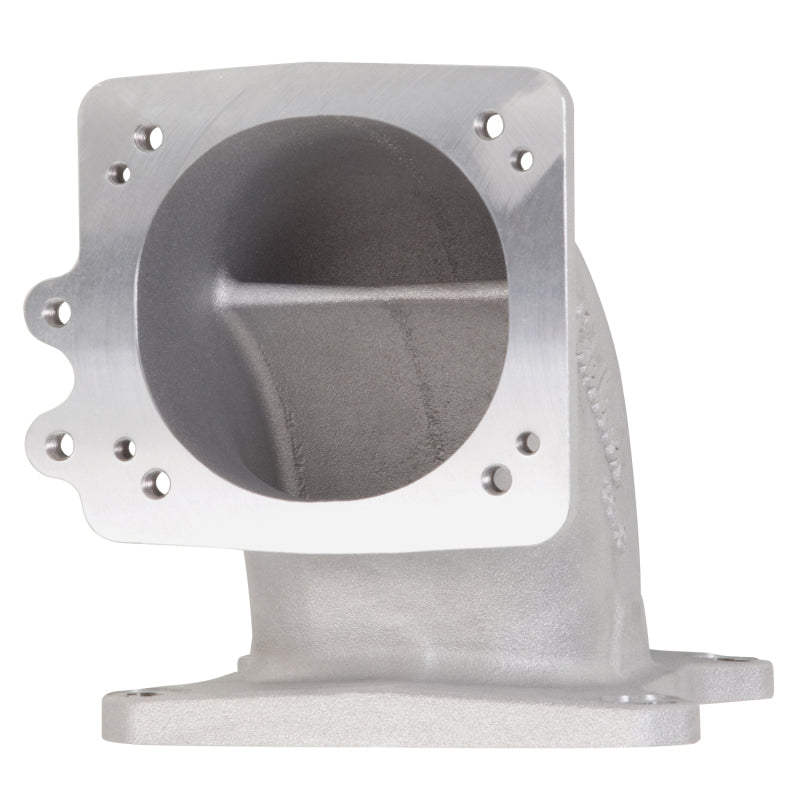 Edelbrock High Flow Intake Elbow 95mm Throttle Body to Square-Bore Flange As-Cast Finish - DTX Performance