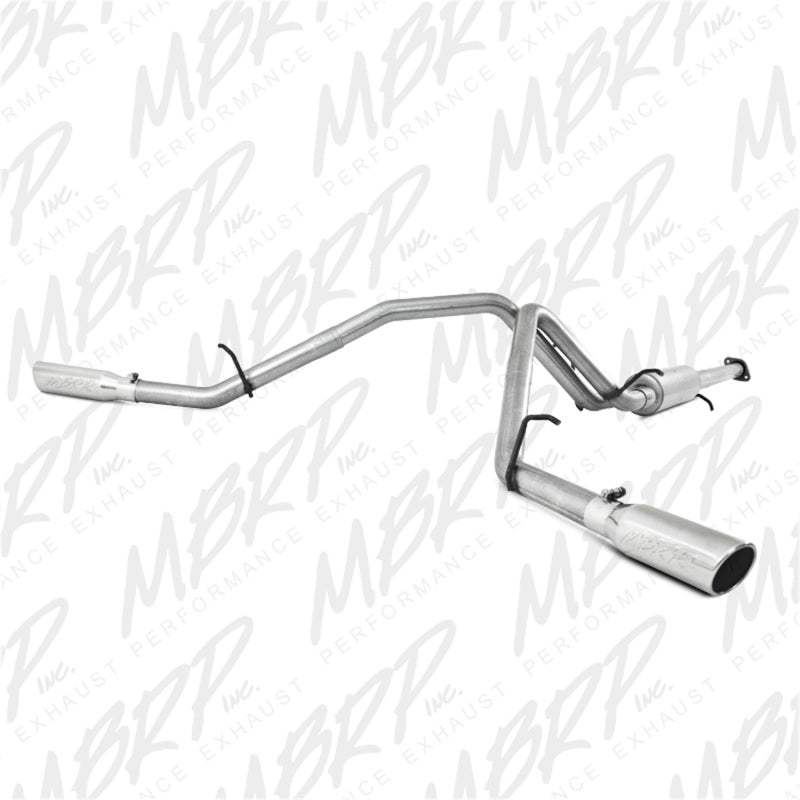 MBRP 2007-2008 Chev/GMC 1500 (Next Gen.) CC EC (excl. 8 bed) 4.8/5.3L/6.0L Cat Back Dual Split - DTX Performance