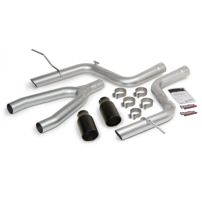 Banks Power 14 Jeep Grand Cherokee 3.0L Diesel Monster Exhaust Sys - SS Single Exhaust w/ Black Tip - DTX Performance