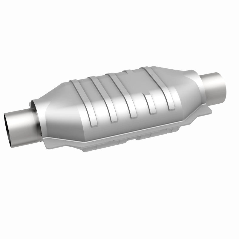 MagnaFlow Conv Universal-Fit 2.25in Inlet/Outlet Center/Center Oval 12in Body/7in Width - DTX Performance