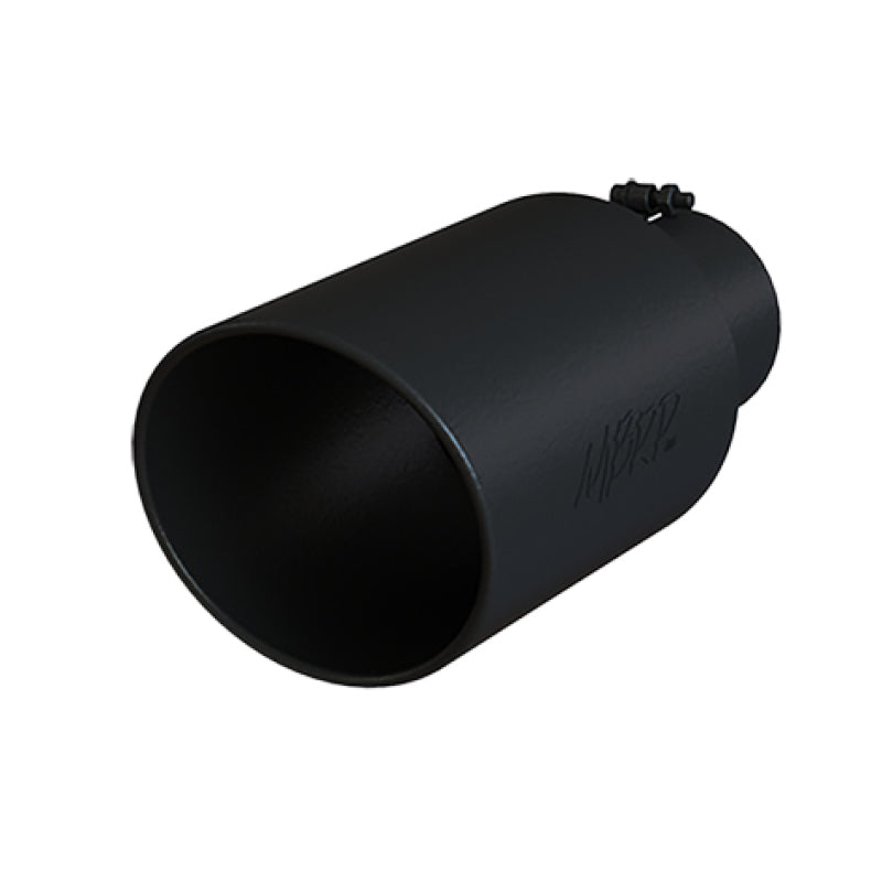 MBRP Universal Tip 8in OD Rolled End 5in Inlet 18in Length T304 - Black - DTX Performance