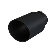 Load image into Gallery viewer, MBRP Universal Tip 8in OD Rolled End 5in Inlet 18in Length T304 - Black - DTX Performance