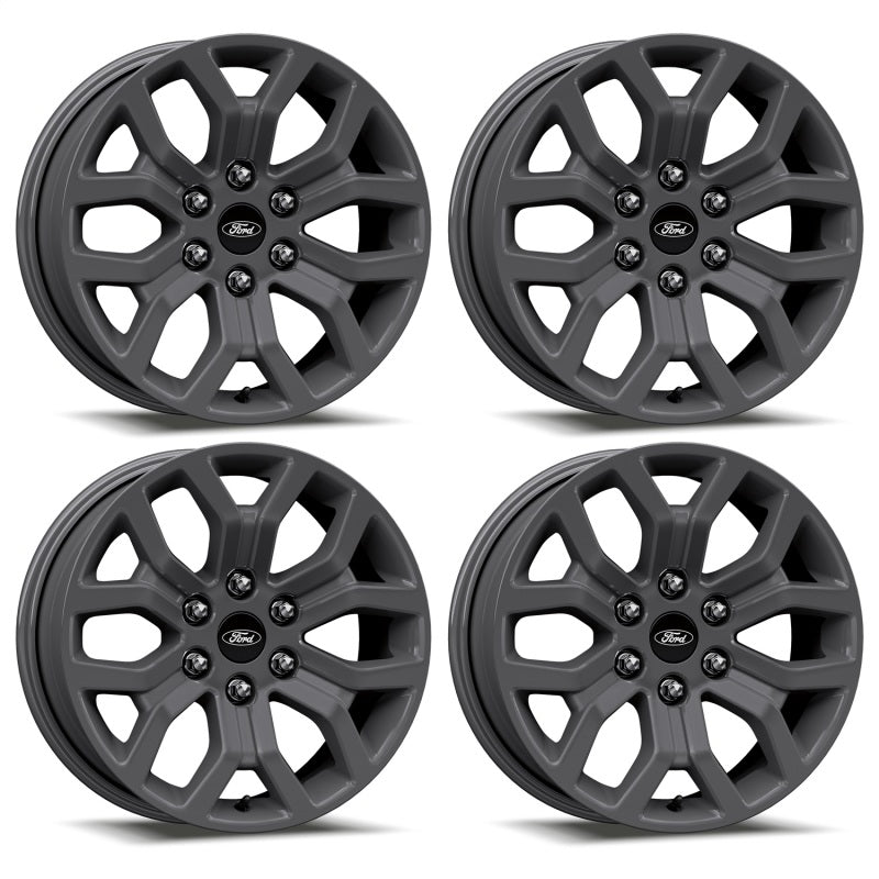 Ford Racing 15-22 F-150 18x7.5in Matte Gray Wheel Kit - DTX Performance