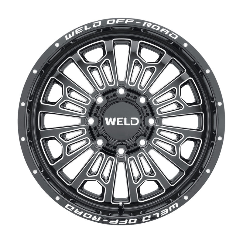 Weld Off-Road W114 20X9 Elicit 8X170 ET20 BS5.75 Gloss Black MIL 125.1 - DTX Performance