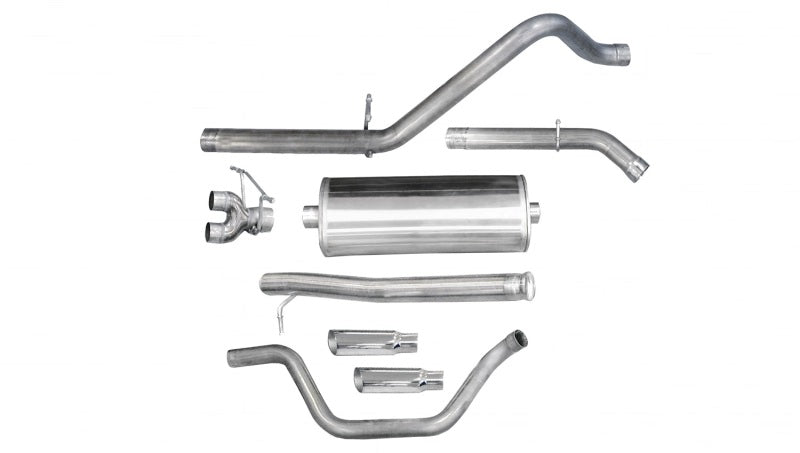 Corsa/dB 09-13 Chevrolet Silverado Reg. Cab/Long Bed 1500 4.8L V8 Polished Sport Cat-Back Exhaust - DTX Performance