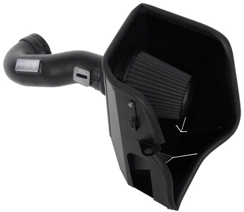 K&N 2019 Chevrolet Silverado 1500 5.3L V8 Black Performance Intake Kit - DTX Performance