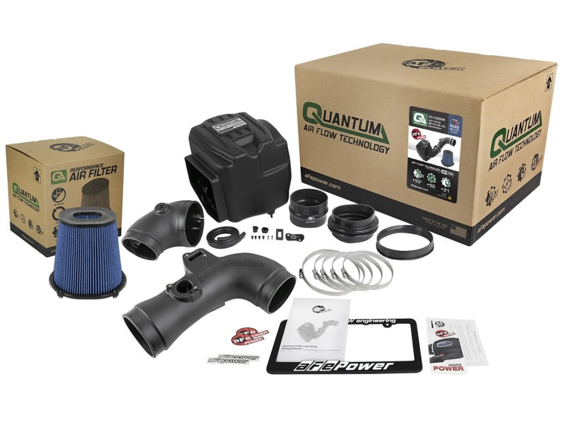 aFe Quantum Pro 5R Cold Air Intake System 11-16 GM/Chevy Duramax V8-6.6L LML - Oiled - DTX Performance