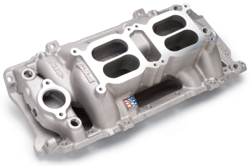 Edelbrock Manifold Dual Quad RPM Air Gap BB Chevy Oval Port - DTX Performance