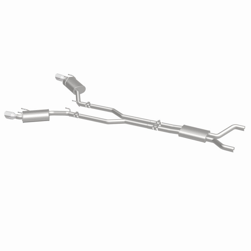 MagnaFlow Cat-Back Stainless Dual Split Rear Exit 4in Polished Tips 11-15 Chevy Camaro 3.6L V6 - DTX Performance