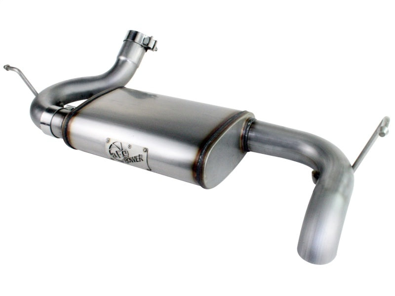 aFe MACHForce XP 07-17 Jeep Wrangler V6-3.6/3.8L 409 SS 2.5in Axle-Back Exhaust - DTX Performance