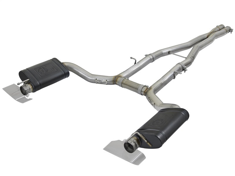 aFe MACH Force-Xp 304 SS Cat-Back Exhaust 15-16 Dodge Challenger V8-5.7L - DTX Performance