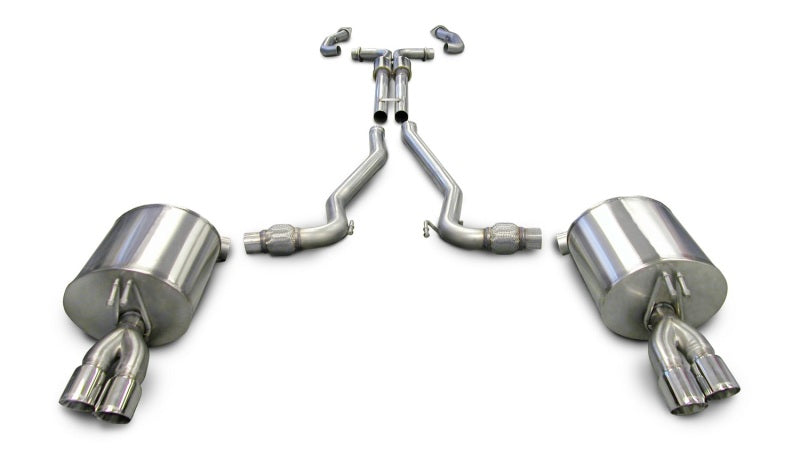 Corsa 08-09 Pontiac G8 GXP 6.0L V8 Polished Sport Cat-Back + XO Exhaust - DTX Performance