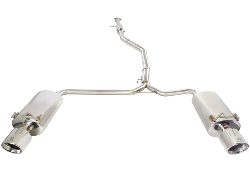 aFe Takeda Exhaust 304SS Dual Cat-Back w/ Polished Tips 13-17 Honda Accord  LX/EX/EX-L Sedan L4 2.4L - DTX Performance