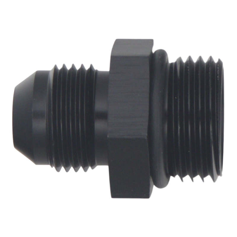 DeatschWerks 10AN ORB Male to 8AN Male Flare Adapter (Incl O-Ring) - Anodized Matte Black - DTX Performance