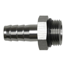 Load image into Gallery viewer, DeatschWerks 10AN ORB Male to 1/2in Male Triple Barb Fitting (Incl O-Ring) - Anodized DW Titanium - DTX Performance