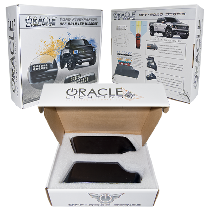 Oracle 09-14 Ford F150/Raptor Off-Road Mirrors - 6000K - DTX Performance