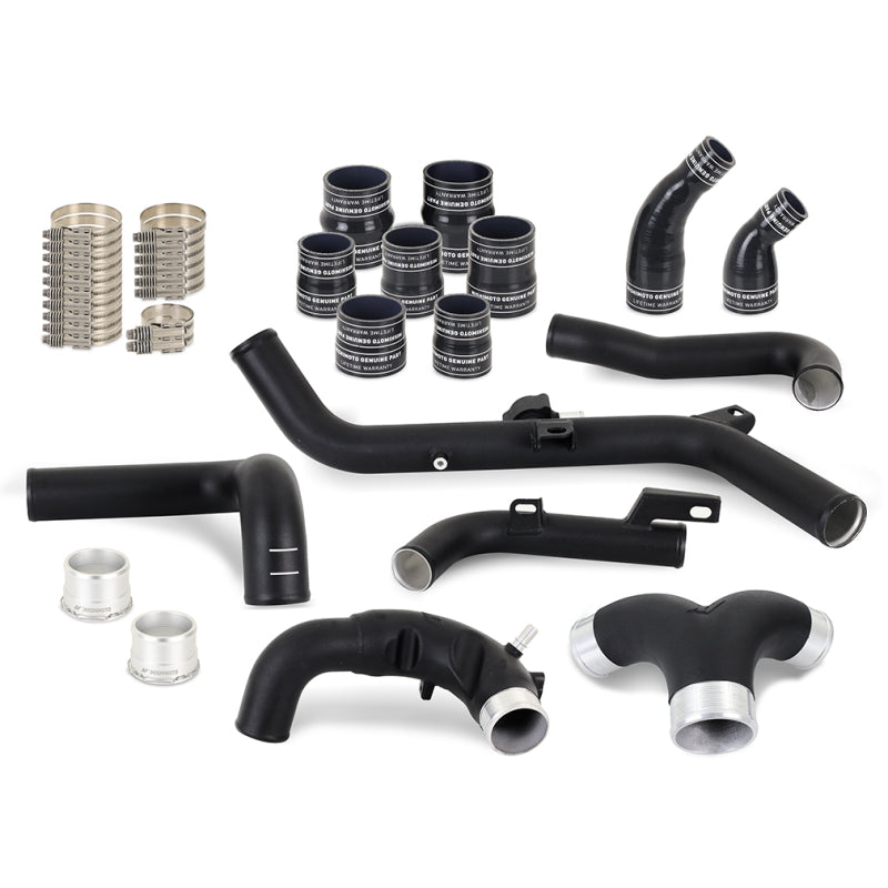 Mishimoto 21+ Bronco 2.7 Stock Location INT Kit MWBK Pipes SL Cooler - DTX Performance