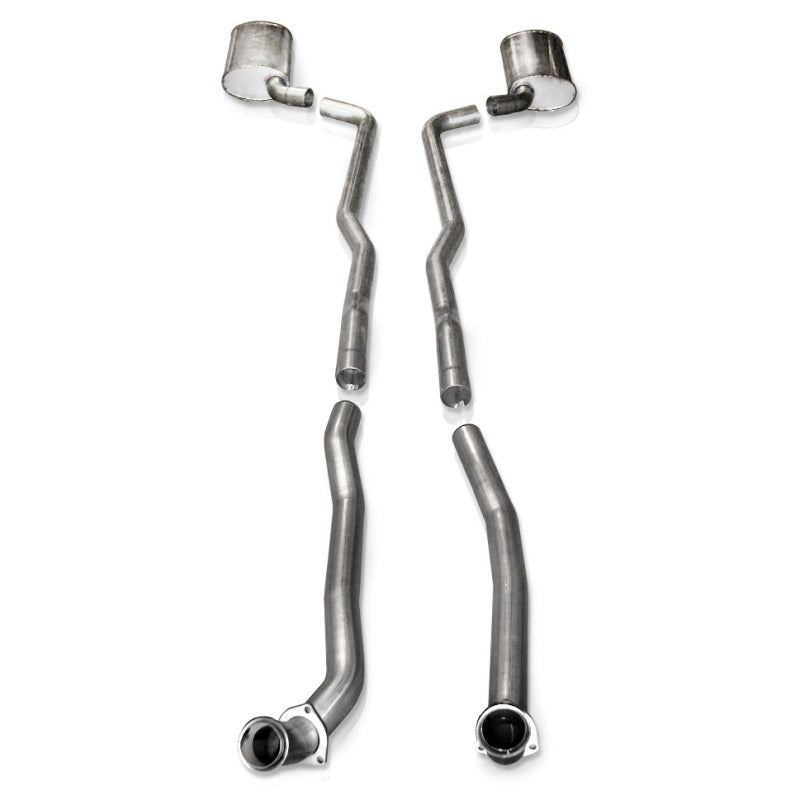 Stainless Works 1964-67 Corvette Exhaust BB Standard Trans 2-1/2in Factory Connect - DTX Performance