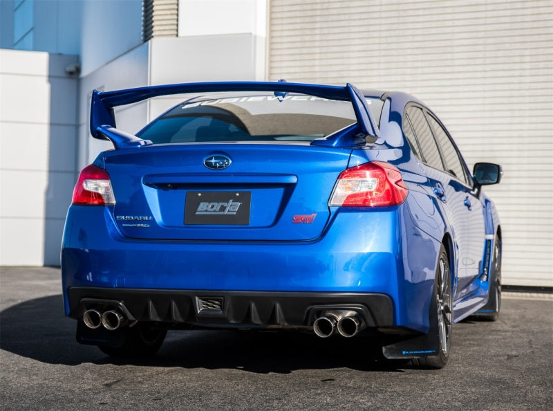 Borla 15-16 Subaru WRX / STI 2.5L S-Type Cat-Back Exhaust Quad Rd RL Tips - DTX Performance