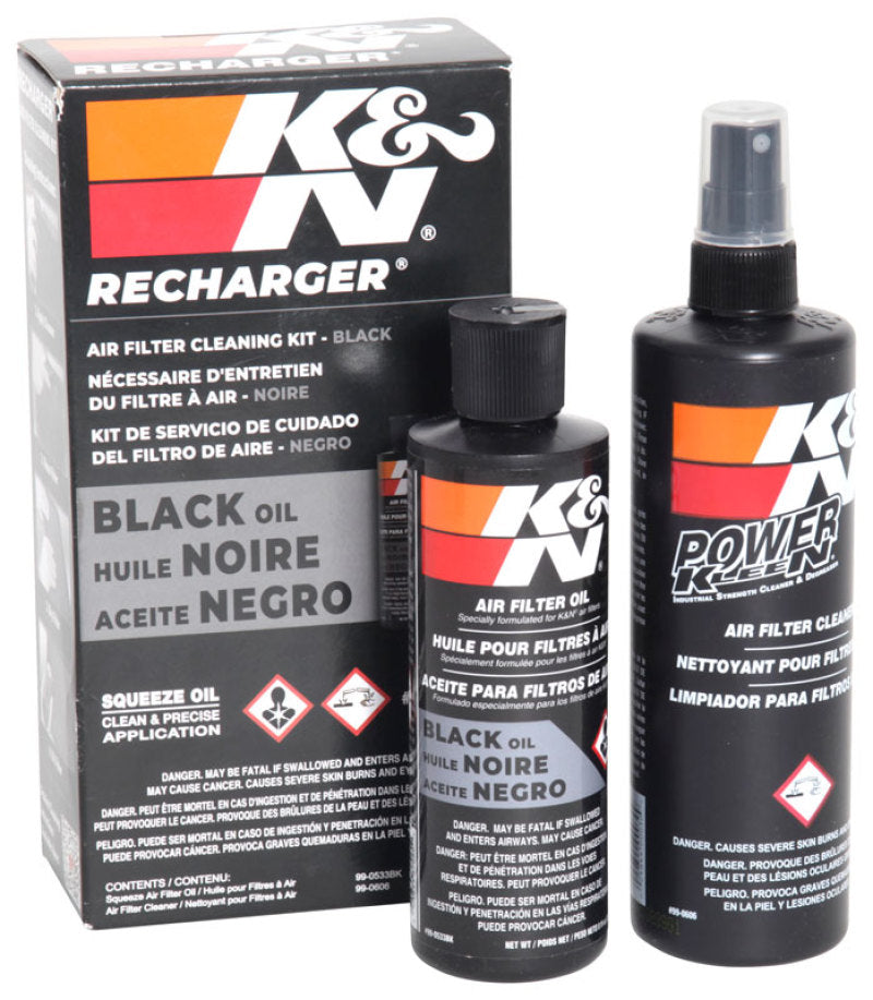 K&N Filter Cleaning Kit - Squeeze Black - DTX Performance