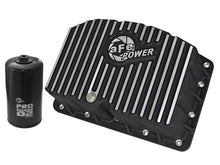 Load image into Gallery viewer, AFE Pro Series Engine Oil Pan Black w/Machined Fins; 11-16 Ford Powerstroke V8-6.7L (td) - DTX Performance