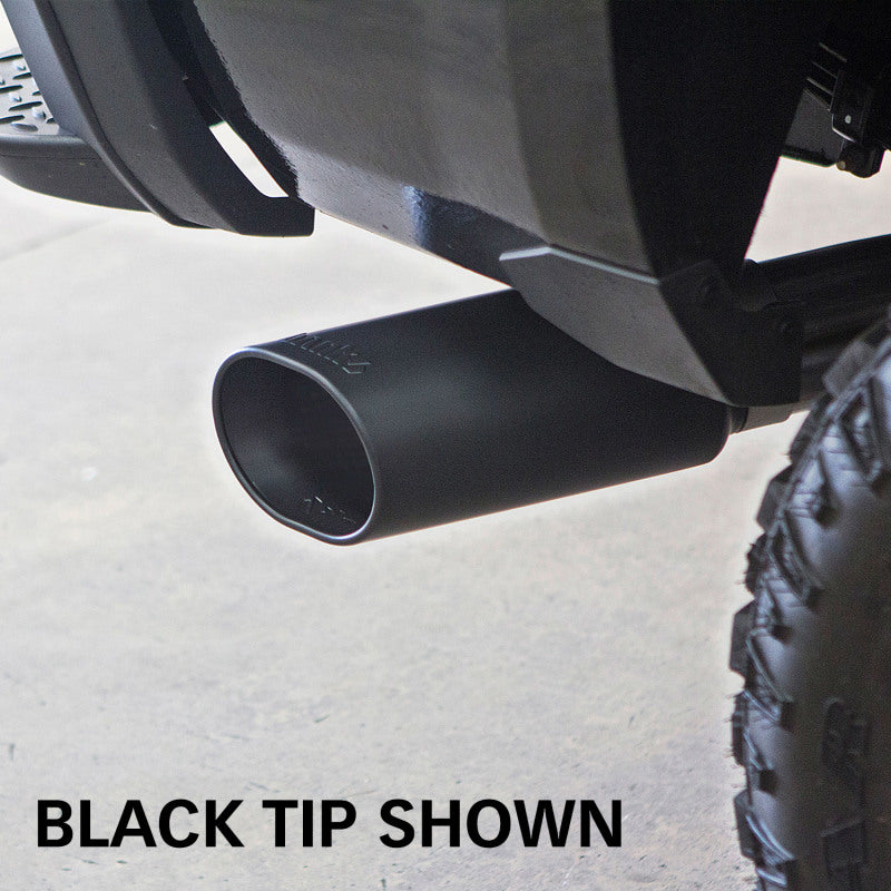 Banks Power 17+ GM Duramax L5P 2500/3500 Monster Exhaust System - SS Single Exhaust w/ Black Tip - DTX Performance