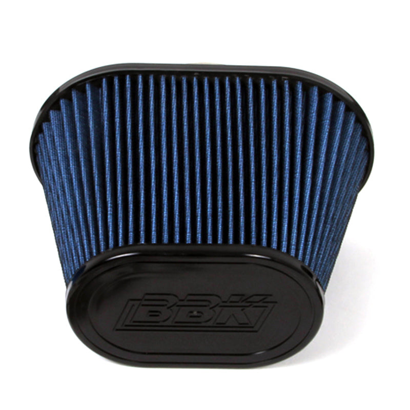 BBK 86-93 Mustang 5.0 Cold Air Intake Kit - Fenderwell Style - Blackout Finish - DTX Performance