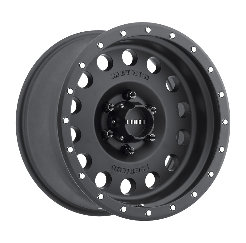 Method MR307 Hole 17x8.5 0mm Offset 6x135 94mm CB Matte Black Wheel - DTX Performance