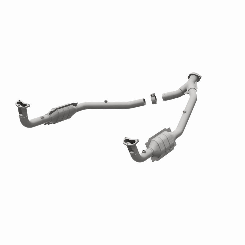 MagnaFlow Conv DF 97 Land Rover Defender 90 4.0L Y-Pipe Assy / 96-99 Discovery 4.0L Y-Pipe Assy - DTX Performance