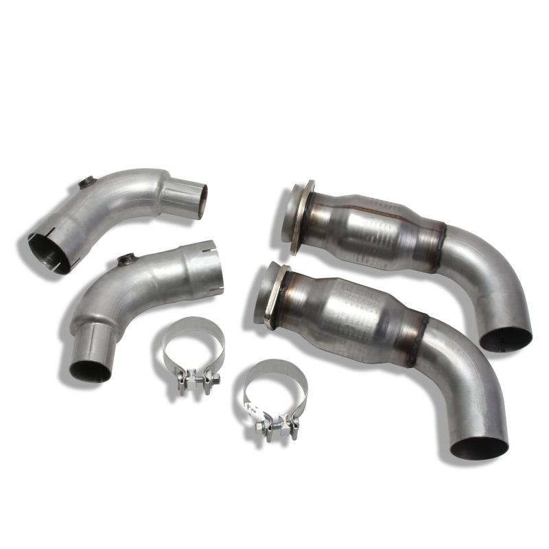 BBK 15-20 Ford Mustang GT 3in Short Mid Pipe Kit w/Cats (Use LT Header 1633/16330/1856/18560) - DTX Performance