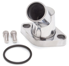 Load image into Gallery viewer, Edelbrock Waterneck Sbc/BBC 45-Degree Two-Piece Cast SwIVel Polished - DTX Performance