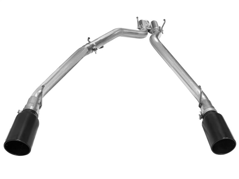 aFe MACHForce XP DPF-Back Exhaust 3in SS w/ 6in Black Tips 2014 Dodge Ram 1500 V6 3.0L EcoDiesel - DTX Performance