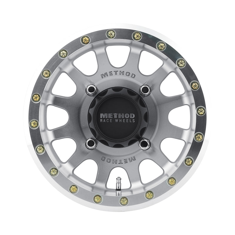 Method MR401 UTV Beadlock 14x7 / 4+3/13mm Offset / 4x156 / 132mm CB Machined - Raw Wheel - DTX Performance