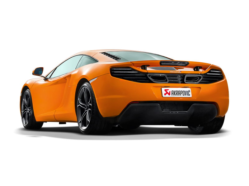 Akrapovic 12-14 McLaren 12C/12C Spyder Slip-On Line (Titanium) w/ Carbon Tips - DTX Performance