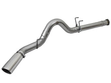 Load image into Gallery viewer, aFe LARGE BORE HD 5in 409-SS DPF-Back Exhaust w/Polished Tip 2017 Ford Diesel Trucks V8 6.7L (td) - DTX Performance