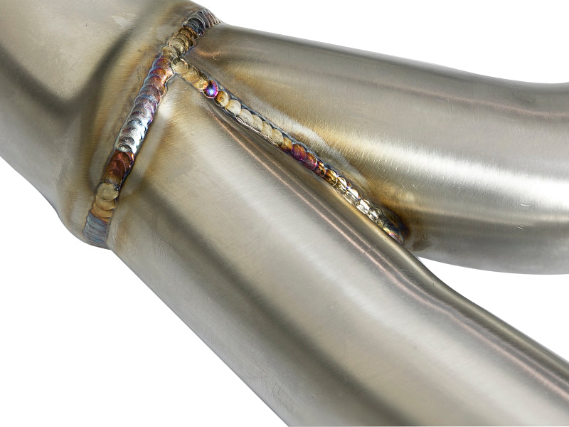 aFe MACH Force-Xp 2-1/2in Stainless Steel Axle Back Exhaust w/CF 15-19 BMW M3/M4 (F80/82/83) - DTX Performance