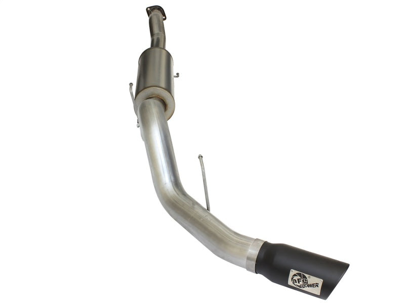 aFe MACHForce XP SS Exhaust 4in Cat-Back w/ Black Tip 2015 Ford F-150 EcoBoost V6 2.7/3.5Ltt - DTX Performance