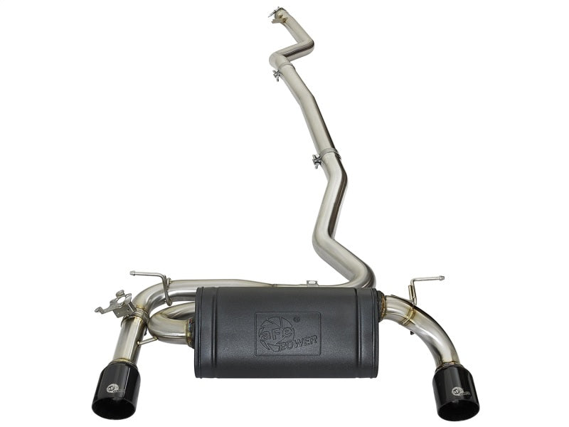 aFe MACHForce XP Exhausts Cat-Back SS 16-17 BMW 340i/iX 440i/iX (F3X) L6-3.0L (B58) w/Black Tips - DTX Performance