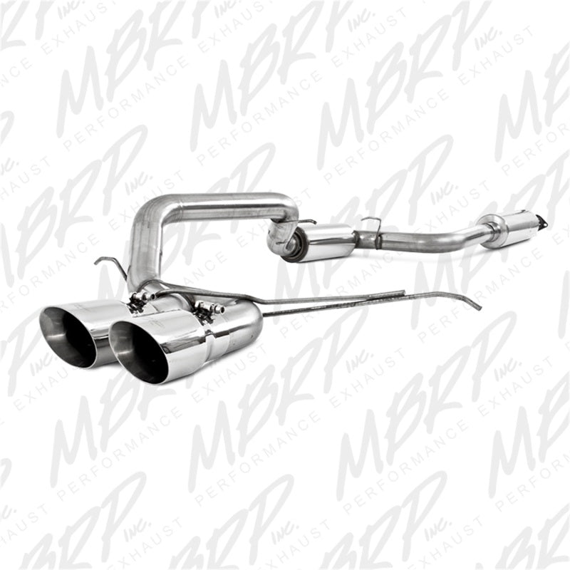 MBRP 13-14 Ford Focus ST 2.0L EcoBoost Dual Center Outlet T304 3in Cat Back - DTX Performance