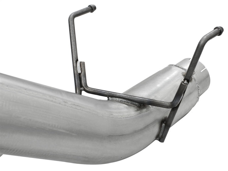 aFe Atlas 5in DPF-Back Aluminized Steel Exh Dodge RAM Diesel 13-14 6.7L (td) Mega Cab w/Polished Tip - DTX Performance