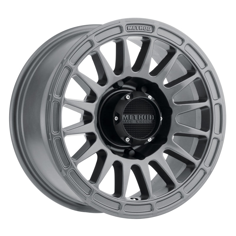 Method MR314 17x8.5 0mm Offset 8x6.5 130.81mm CB Gloss Titanium Wheel - DTX Performance