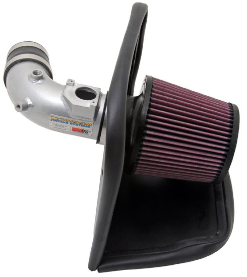 K&N 10 Mazdaspeed3 L4-2.3L Silver Typhoon Short Ram Intake - DTX Performance