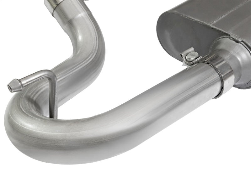 aFe Scorpion 2-1/2in Aluminized Steel Cat Back Exhaust 07-17 Jeep Wrangler V6-3.6/3.8L (4 Dr) - DTX Performance