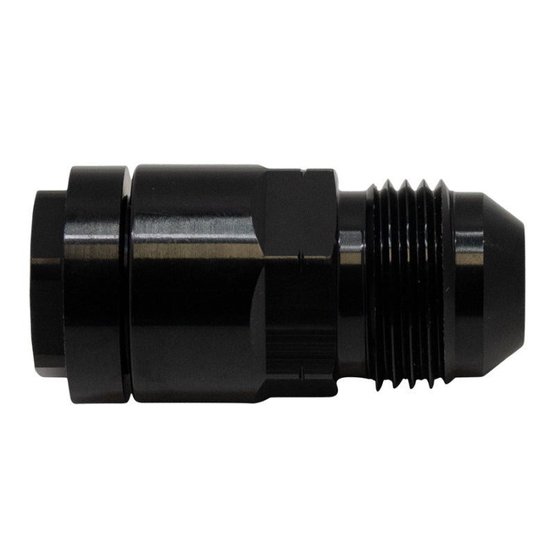 DeatschWerks 8AN Male Flare to 3/8in Female EFI Quick Connect Adapter - Anodized DW Titanium - DTX Performance