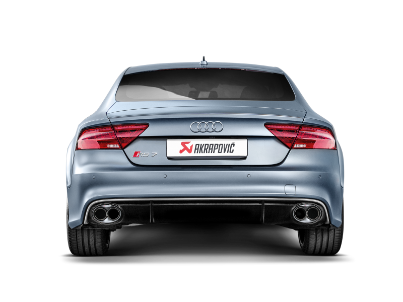 Akrapovic 14-17 Audi RS7 Sportback (C7) Evolution Line Cat Back (Titanium) w/ Carbon Tips - DTX Performance