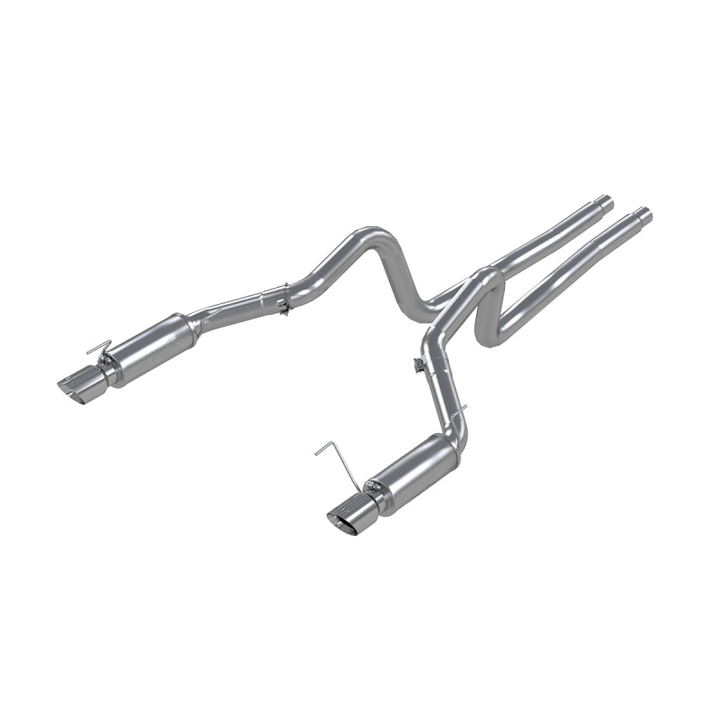 MBRP 05-09 Ford Mustang GT 4.6L Dual Split Rear Race Version AL/ 3in Cat Back Exhaust System - DTX Performance