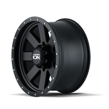 Load image into Gallery viewer, ION Type 134 18x9 / 6x120 BP / 18mm Offset / 66.9mm Hub Matte Black/Black Beadlock Wheel - DTX Performance